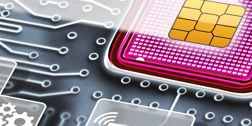 Abstract product image of nuSIM on a circuit board