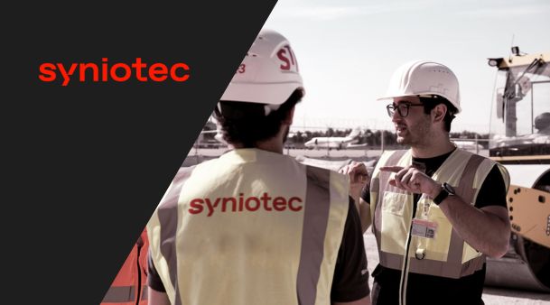 syniotec employees on a construction site