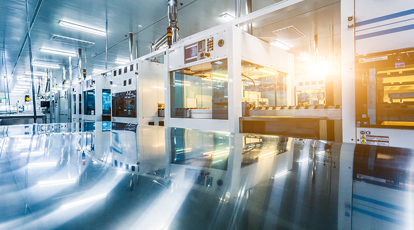 Production line with conveyor belt