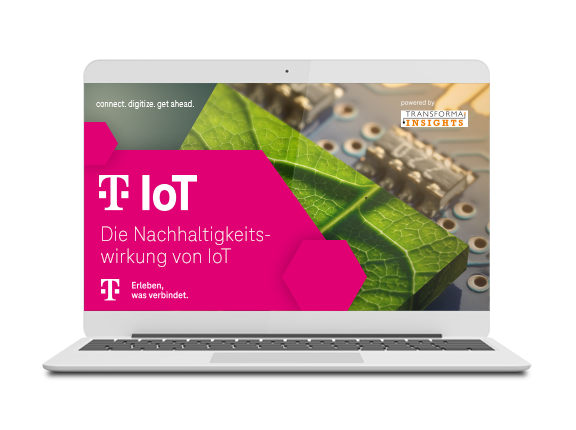 Titelbild Studie "Die Nachhaltigkeitswirkung von IoT"