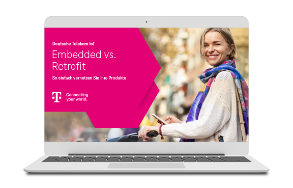 Titelbild E-Book "Embedded vs. Retrofit: So vernetze ich mein Produkt erfolgreich"