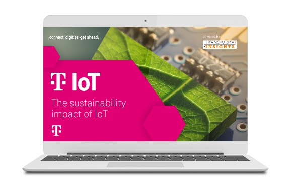 Cover image whitepaper "The sustainability impact of IoT"