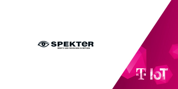 Zusammenschnitt der Logos von Spekter und Deutsche Telekom IoT
