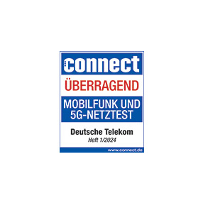Auszeichnung: Connect Mobilfunk und 5G-Netztest 2024