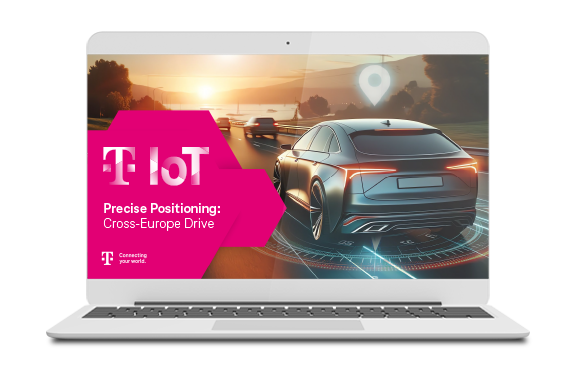 Cover image whitepaper "Precise Positioning: Cross-Europe Drive"