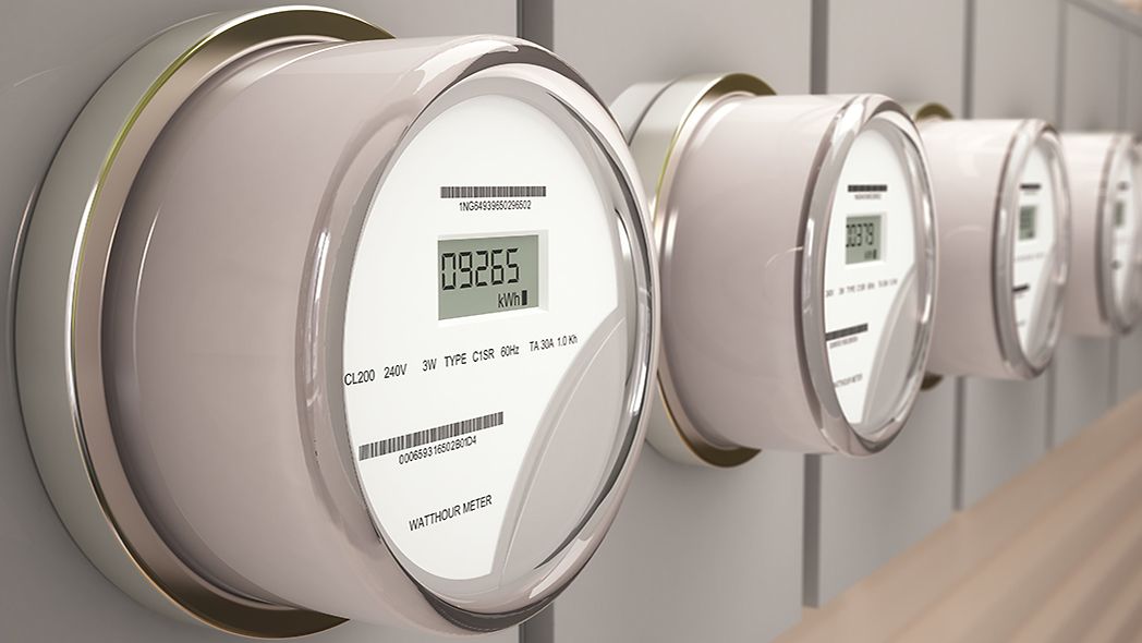 Multiple smart meters on one wall