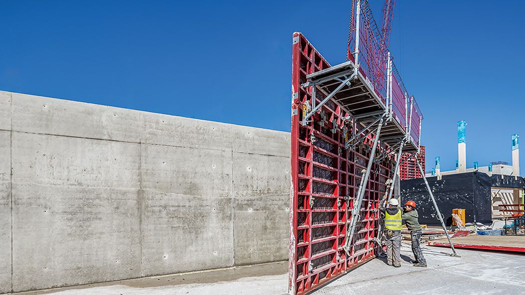 Luftaufnahme einer Großbaustelle in Berlin
