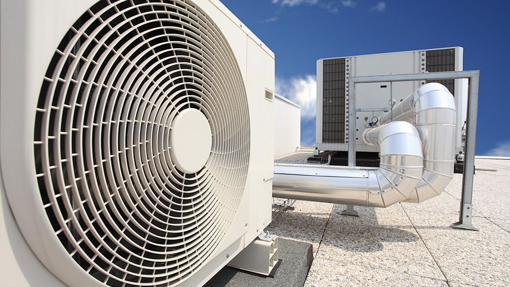Industrial ventilator on rooftop (IoT)