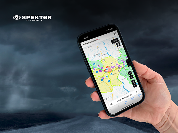 IoT alarm system created by Spekter and Deutsche Telekom on the screen of a smartphone