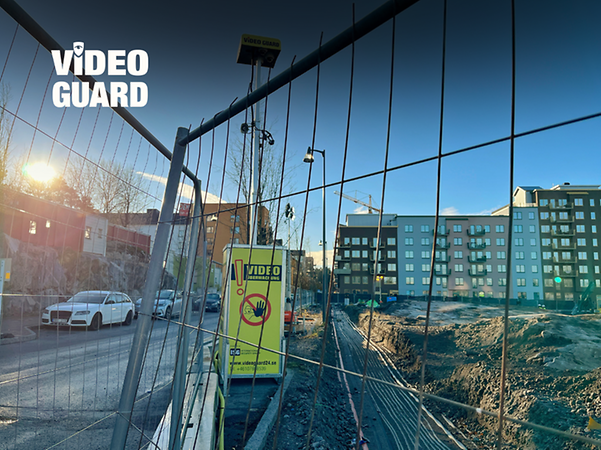 Construction site with video surveillance from AddSecure