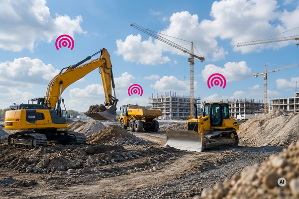 Nordic nRF9151 Funkmodul mit Vorder- und Rückseite