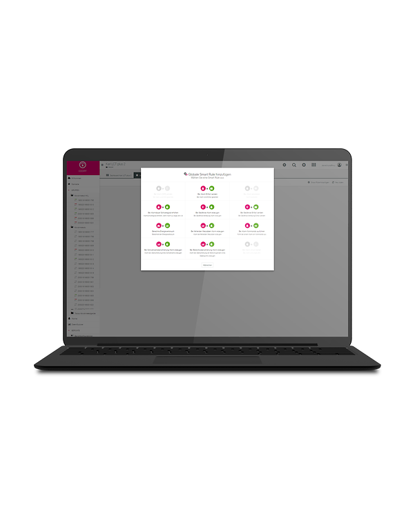 Einrichten individueller Dashboards und Regeln