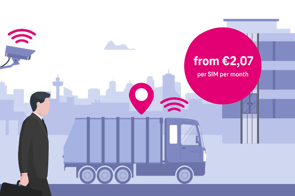 IoT Business Classic from 2,07 € monthly per SIM