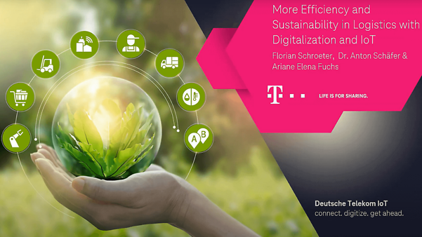 Thumbnail: More efficiency and sustainability in logistics through digitization and IoT