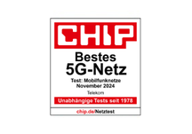 CHIP Bestes 5G Netz 2024 Auszeichnung